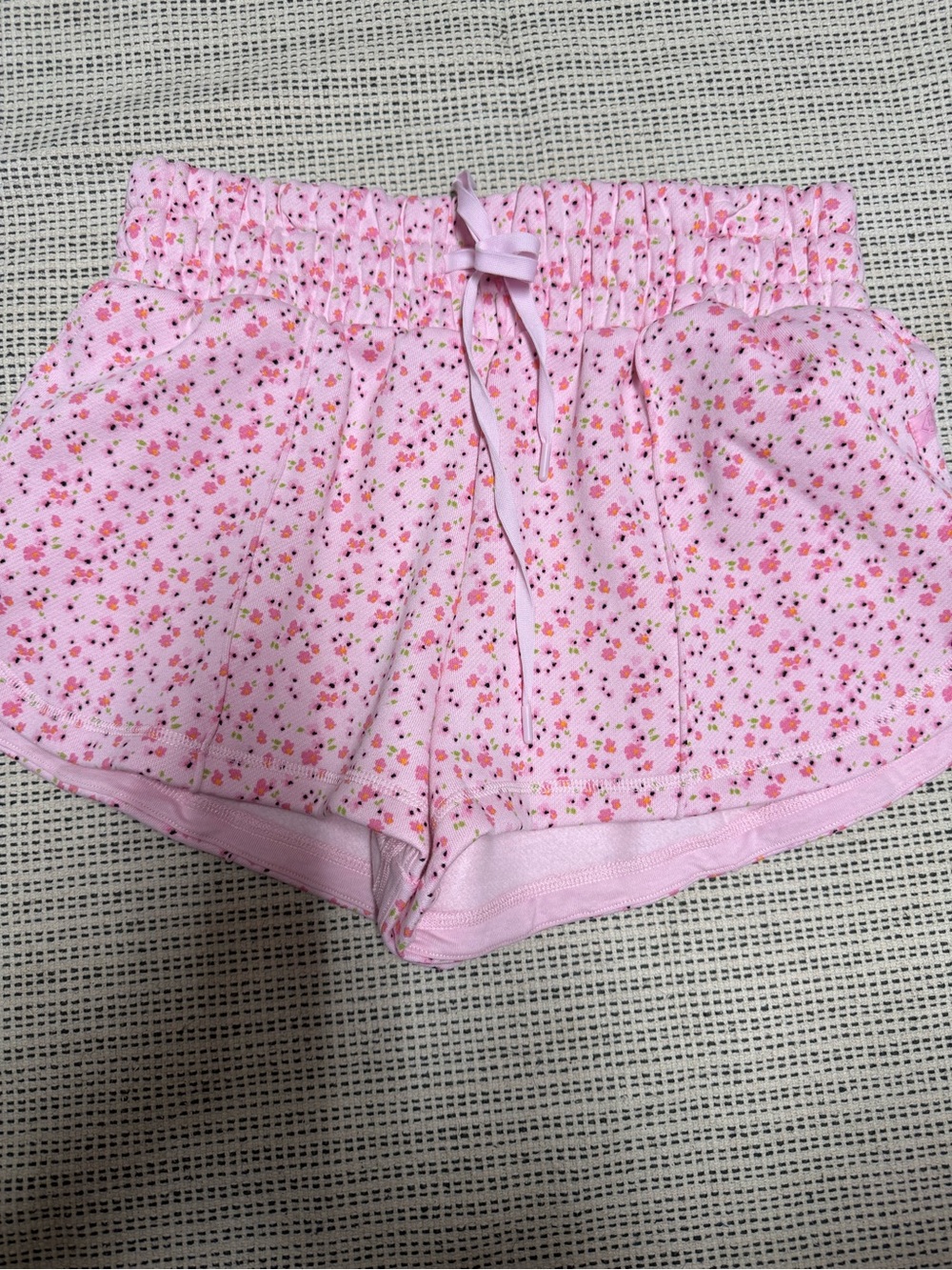🎯50% OFF! Blogilates pink Floral Women's Drawstring Lounge Shorts